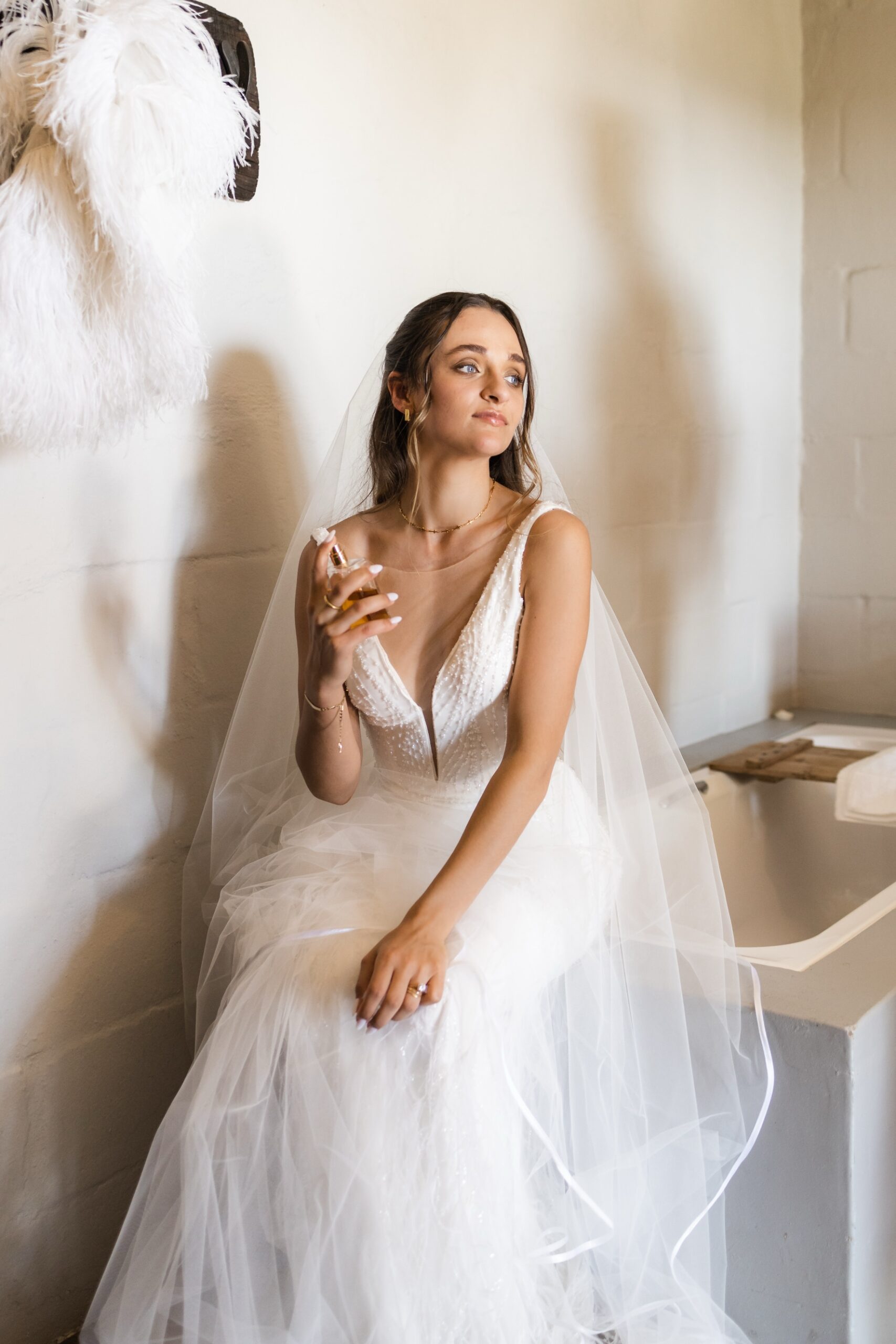 bridal portrait by photographer sheena wallace